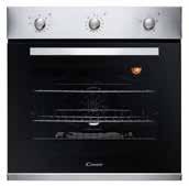 oven 54 Litre capacity Energy efficiency class: A+ Minute minder Double glazed door Removable door Rotary controls Easy-clean A class enamel Standard accessories: 35mm enamelled baking tray 2 x