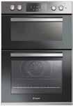 Finishes: Stainless steel - FC9D815X Black - FC9D815NX MICROWAVES HOBS FC9D415X / NX 90CM FAN DOUBLE OVEN 72CM BUILT-UNDER FAN DOUBLE OVEN Top conventional oven: 4 Functions 42 Litre capacity Energy