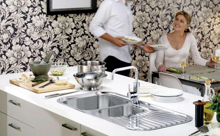 The Clark Contemporary range offers loads of functional features to keep up with the demands of any kitchen, any day.
