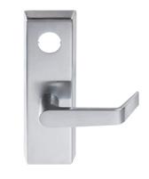 (satin chrome) and long plate escutcheons (stainless