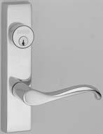 Exit Devices: 80 Series Exceptional Rails Maintenance free design requires no lubrication Only 13 components Brass, bronze or