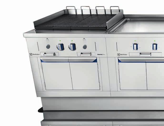thermaline Modular 85 Maximum efficiency reduces energy wastage Free-cooking top The