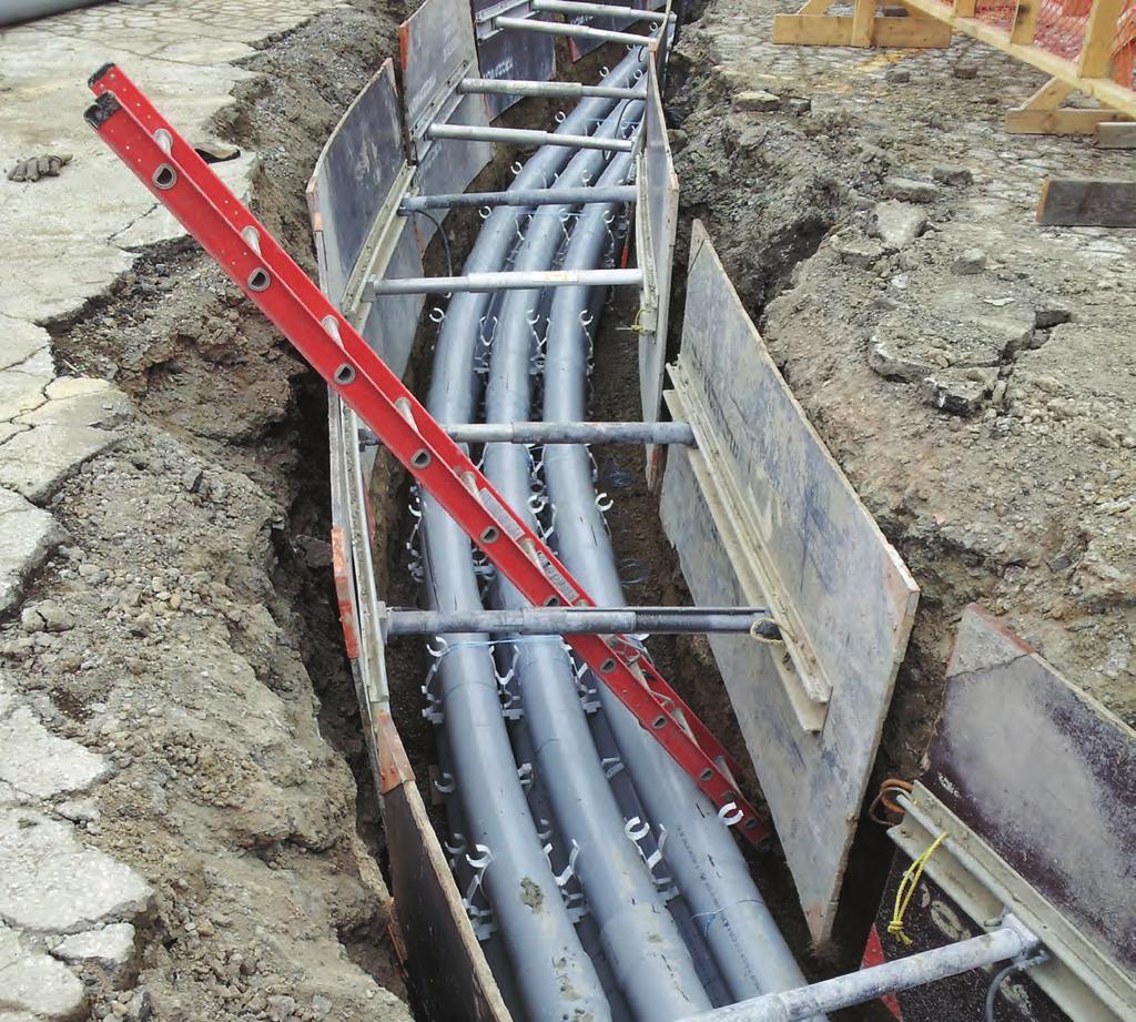 Existing cables will be replaced with cross linked polyethylene (XLPE) cables,