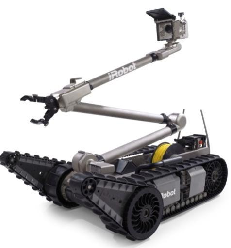 G&I Flagship Ground Robots Product Size/features Missions Customers PackBot 50-75 lbs Transported by vehicle Wide range of mission specific payloads and sensors (manipulator, cameras, chemical