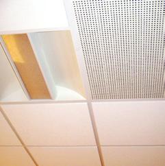 heet THERMATILE PLUS RADIANT CEILING PANELS SPECIAL PANELS - PERFORATED ACOUSTIC PANELS PERFORATED ACOUSTIC PANELS THERMATILE PLUS Radiant Ceiling Panels can be factory perforated.