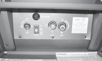 21) Attach the label "This unit has been converted to LPG" near or on