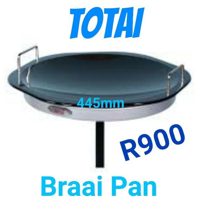 BRAAI PAN Consumption: 350g Per Hour Designed for LPG Gas ONLY Works