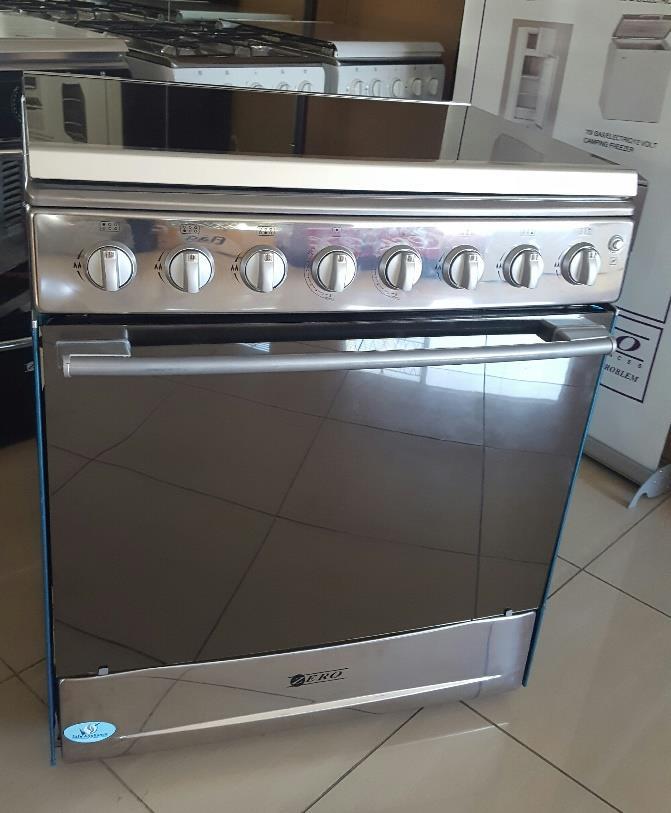 6 Burner Stainless Steel Gas Stove 2 Large, 2 Medium and 2 Small Burners