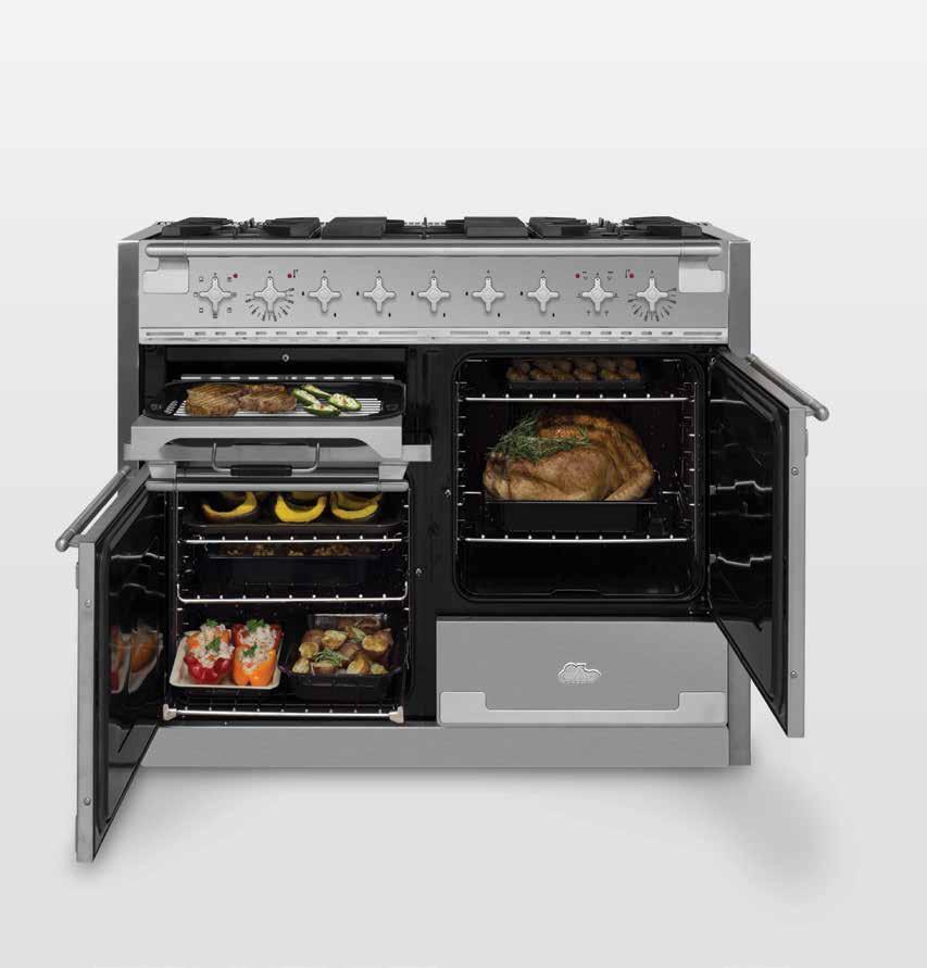 AGA DESIGNER COLLECTION AGA DESIGNER COLLECTION ABOUT THE AGA DESIGNER COLLECTION 7-MODE MULTIFUNCTION OVEN Choose from 7 versatile settings to get the cooking results you want 3 Ovens are Better