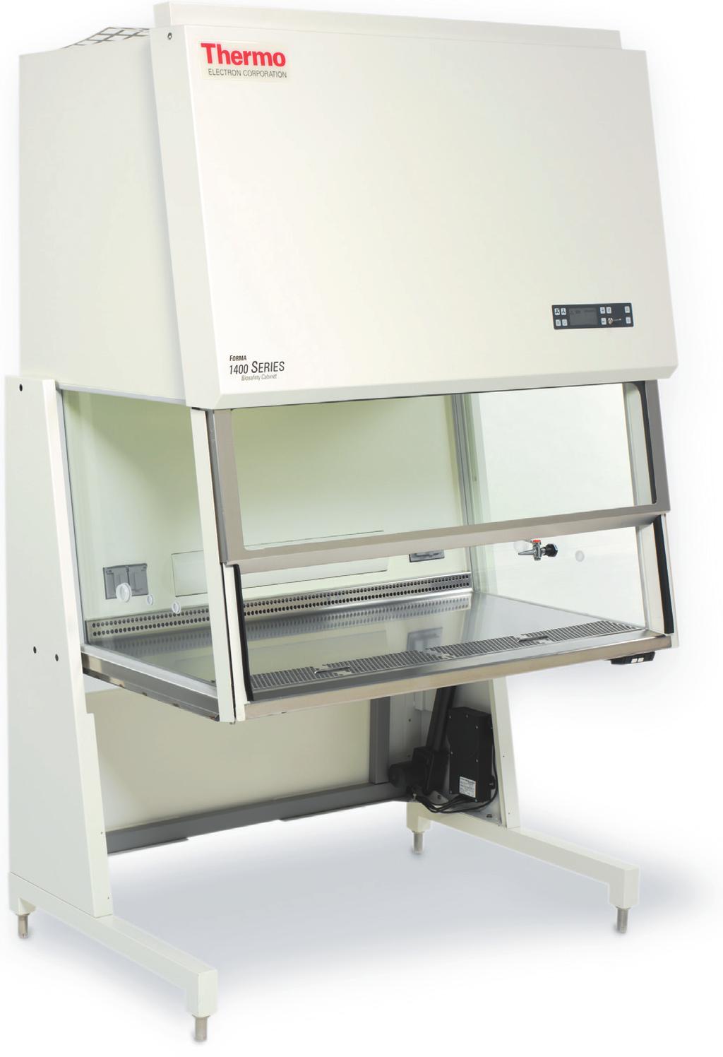 New levels of comfort and safety The Forma 1400 Series is a cutting-edge biological safety cabinet, combining advanced features and an innovative design to provide maximum support for your most