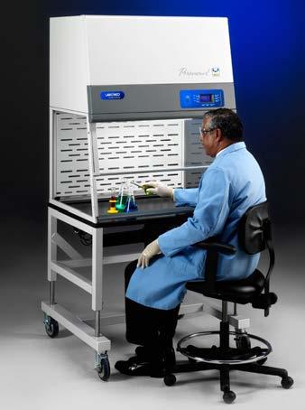 The Precise Controlled Atmosphere Glove Box provides a leak-tight environment for work with contamination-sensitive materials.