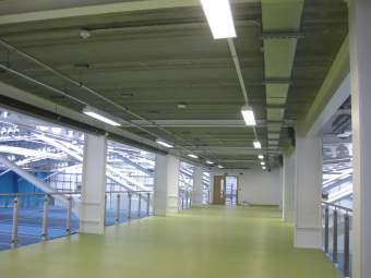 new tennis and leisure building.