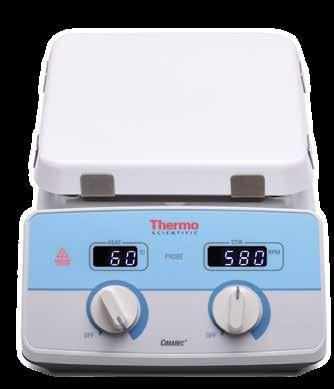 Thermo Scientific Cimarec+ Series Our new Cimarec+ series digital stirrers, hotplates, and stirring hotplates are designed to provide precise stirring control, exceptional safety and temperature