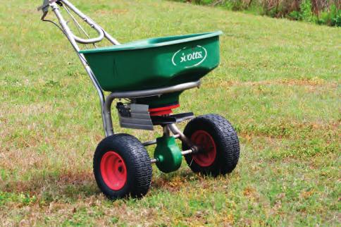 Don t use a drop spreader, which can damage the coatings on slow-release fertilizers, rendering them quick-release. Sweep up fertilizer spills on the lawn.