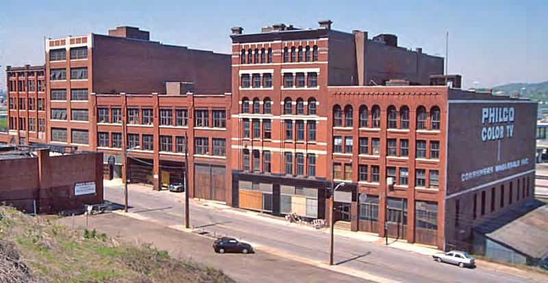 Jackson Avenue area, from Broadway to Gay Street: This area has a number of vacant parcels, along with several mid-rise brick warehouse buildings.