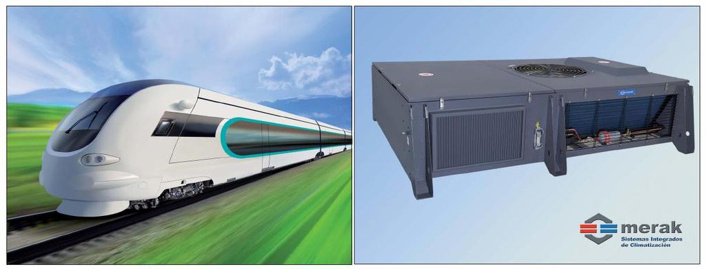 Viable solution for trains Air conditioning system for trains Direct emissions reduction by 99.