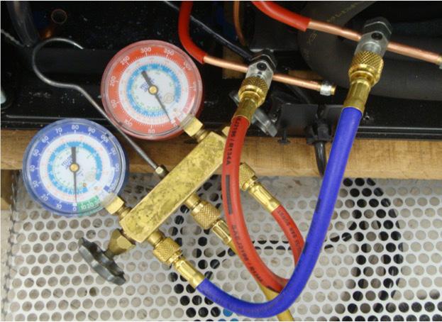 Servicing SAMPLE OF GOOD REFRIGERATION PRACTICES Use the shortest hoses on your gauges as possible (because of smaller refrigerant