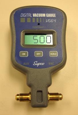 Servicing GOOD REFRIGERATION PRACTICES Micron Gauge - Make sure to pull a 500 micron vacuum