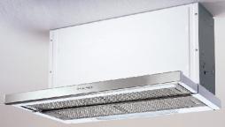 Gallery Series & Frigidaire Range Hoods & Downdraft Vent GLHV36T5K W/C 36" GLHV30T4K W/C 30" Telescopic Installation (Pull-out Operation - Mechanicals in Cabinet) 305 Cubic Feet per