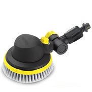 Universal soft brush 52 2.640-589.0 Universal soft brush for cleaning all types of surfaces. With soft brushes, outer protector ring, union nut and rubber pad.
