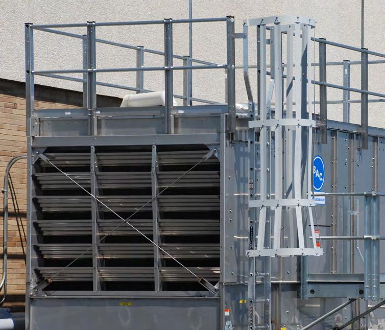 NOTE: Platforms, ladders, handrails, safety gates, and safety cages can be added at the time of order or as an aftermarket item.