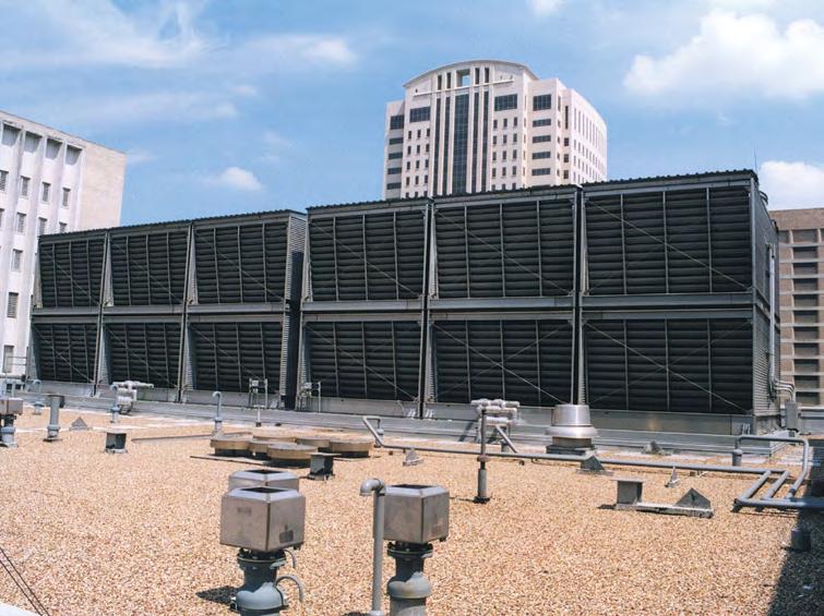 enables Series 5000 Cooling Towers to be directly installed on new or existing cold water basins.