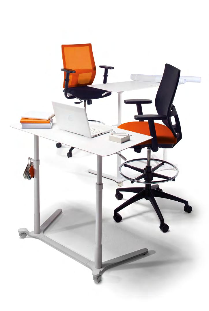 The EZ65 chair can be utilised in a wide range of office configurations with a stool