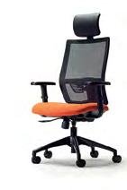 The EZ65 mesh back or optional chair back