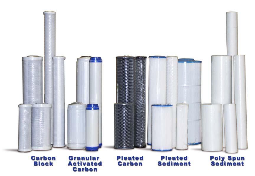 Accessories Filter Cartridges Sediment and carbon filter cartridges are available from Wyckomar.