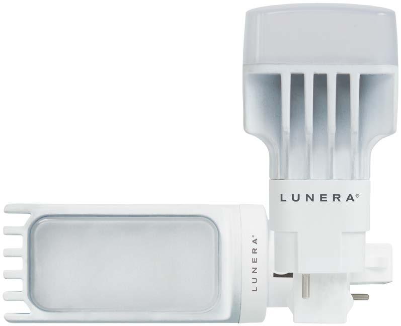 Generation HN: Lunera CFL LED EQUIVALENT LAMP V: Vertical H: Horizontal G24D: G24d 2-pin CFL lamp base
