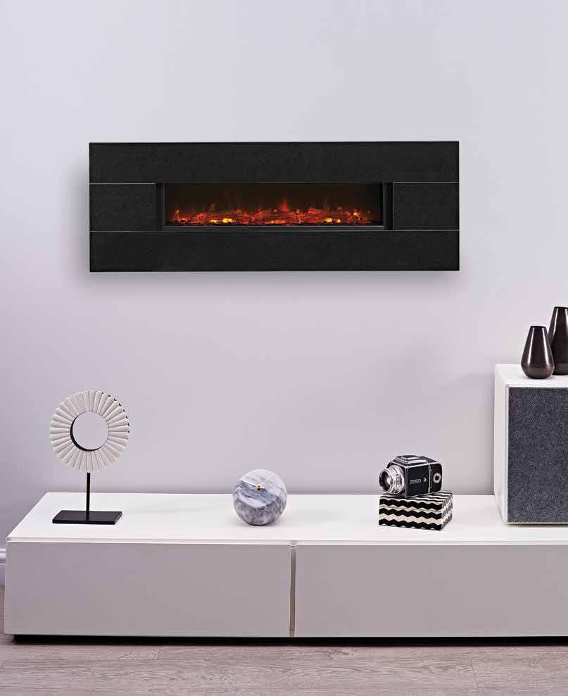 26. Wall mounted electric fires eko 1190 3 different backlight colours to choose from Model Shown: eko 1190 Details: