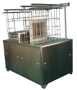 baskets and loading platforms Attractive cabinet houses equipment and custom