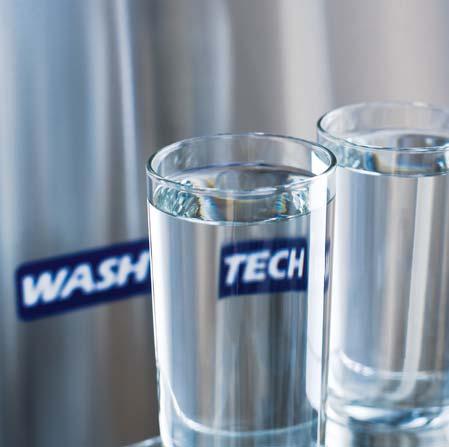 CRYSTAL CLEAR WASHTECH STRENGTH Peak performance. New enhanced wash operation. Optimum efficiency. Less water, chemical and energy use. Intuitive control. User-friendly multi-function control panel.