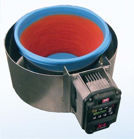 A cycle control automatically times the complete drying cycle for a standard plastic roe basket, the machine can be designed for any reasonable basket.