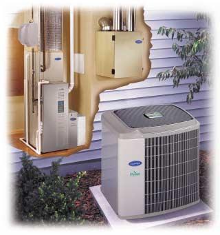 CARRIER INDOOR COMFORT SYSTEMS OFFER UNMATCHED PERFORMANCE. CARRIER SYSTEMS Humidifier As part of a total indoor weather system, a Carrier humidifier replenishes moisture to dry air.