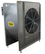 Fan blades are solid welded, not stitched for longer life of the fan.
