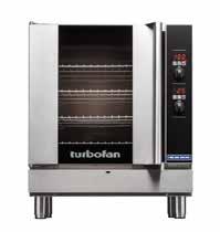 TURBOFAN G32-4 4 TRAY FULL SIZE GAS CONVECTION OVEN This gas oven model has all of the features of the old G32, but with considerably updated capability and the industry s smallest footprint.