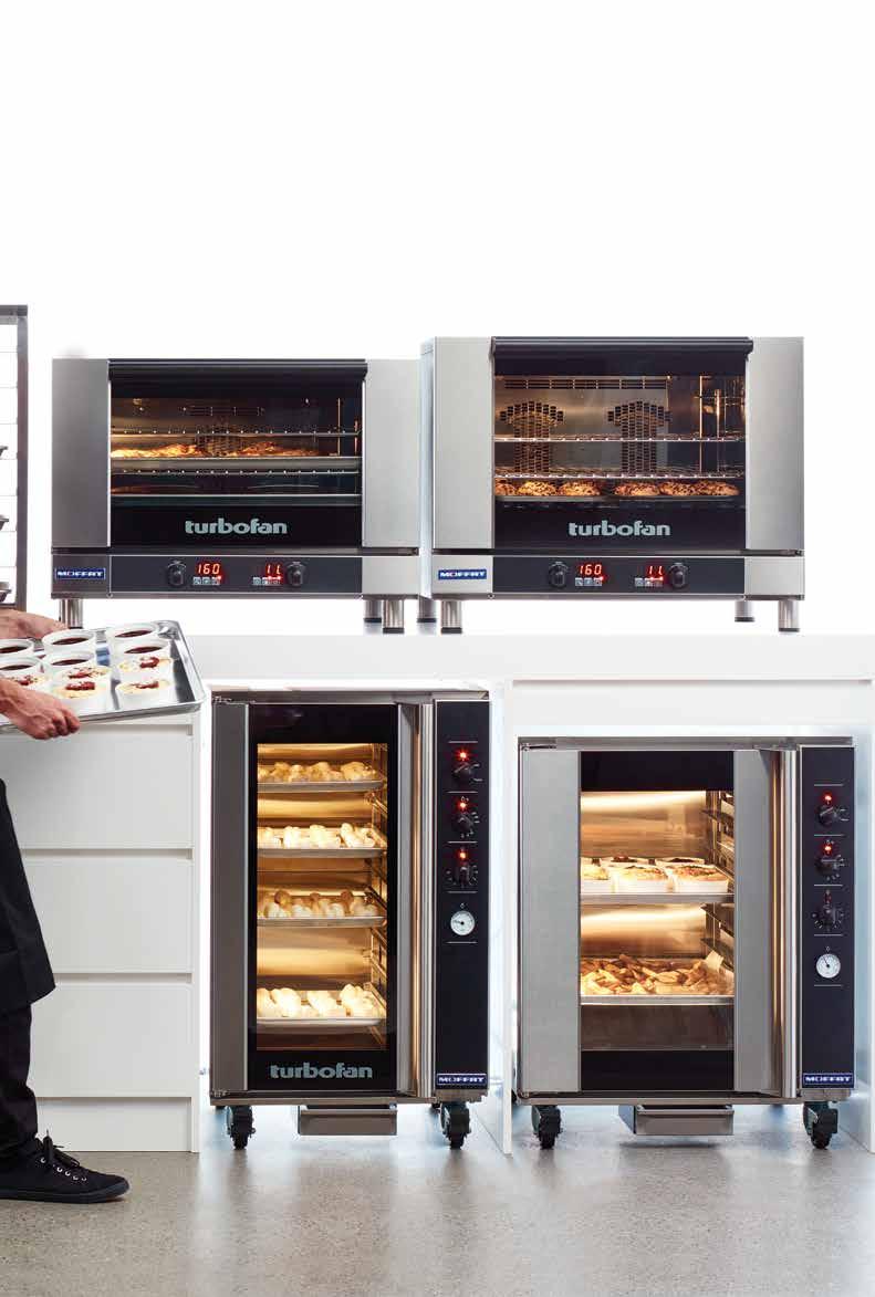 The best performing ideas in the Turbofan range have been redesigned, redeveloped and reborn as a durable new series of convection ovens designed for ease of use, increased application and