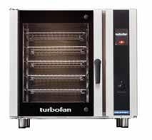 TURBOFAN E35-30 6 TRAY FULL SIZE ELECTRIC CONVECTION OVEN When accuracy is crucial Turbofan s smart vent control technology gives you the option of manual oven vent control or automatic control to