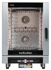 TURBOFAN COMBI EC40-10 FULL SIZE 10 TRAY ELECTRIC COMBI OVEN With capacity for ten 1/1 GN or 600mm x 400mm trays, the EC40-10 allows a kitchen to think big.