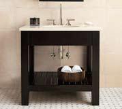 0256 Parsons Double Undermount Washstand Washstand: includes basin and top; 66"W x 24"D x 34N"H