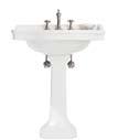 2381.0032 Chelsea Pedestal Sink Small Pedestal: includes basin; 24N"W x 19N"D