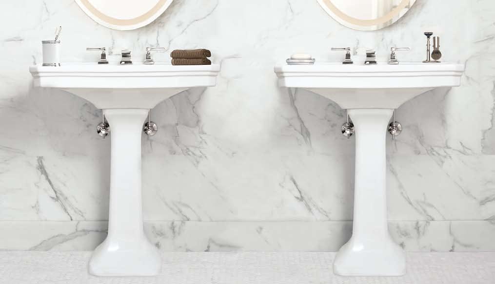 PARK transitional Bath FURNITURE collection Classic style with modern flair.