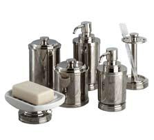 Asbury Small Canister 3K"Diam., 4N"H 2322.0006 Asbury Large Dispenser 3"Diam., 7"H 2322.0004 Metal Apothecary Small Canister 5"H 2338.0154 (EXp.