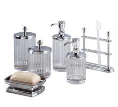 0005 Metal Apothecary Dispenser 8"H 2338.0157 (EXp. in Polished Nickel) Metal Apothecary Tray 13N"W 2338.0156 (EXp.