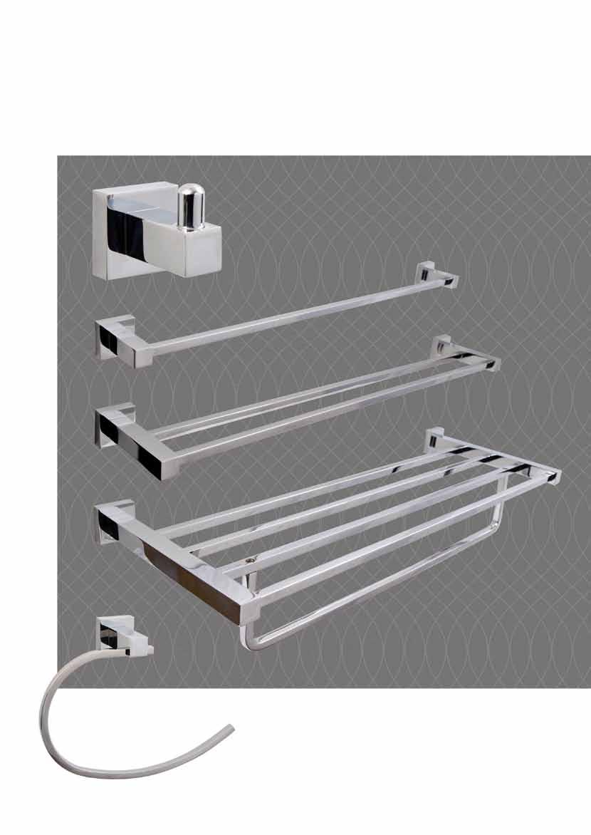 bathroom accessories 400 series square superior fixings 1 Seima accessories feature a large fixing plate with 2-point fixing for stability and easy installation.