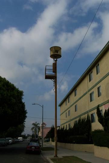 Air raid sirens within the CPA are located near prominent intersections along commercial corridors that border residential neighborhoods and within the residential neighborhoods themselves.