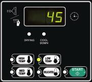 Micro-DISPLAYcontrol (MDC) Micro- DISPLAYcontrol Washer Micro- DISPLAYcontrol Dryer Control Features LED display with price countdown mode (1.00...75...50...25.