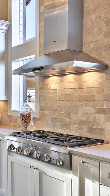 VENTILATION REQUIREMENTS We strongly recommend that a Thermador Professional Wall or Island Hood or Custom Insert be installed with all Thermador Professional Rangetops.