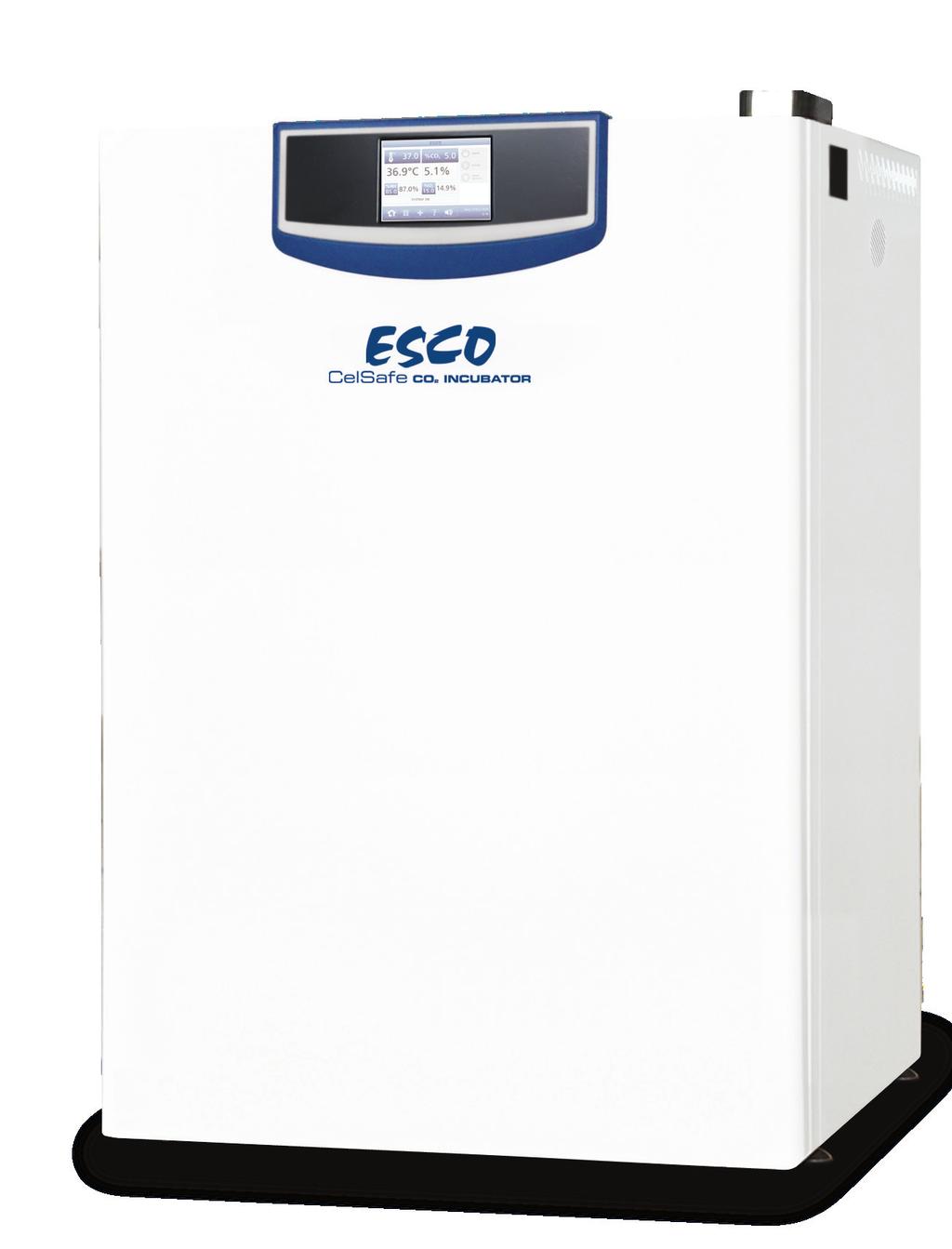 CelSafe 3 CelSafe : NEW GENERATION CO INCUBATOR Esco s CelSafe CO incubator with touch screen user interface and latest advanced technology represents safety of your precious samples, efficiency on